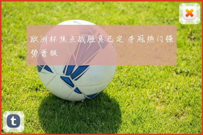 欧洲杯焦点战胜负已定 夺冠热门强势晋级